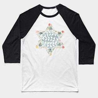 Floral Sheriffs Star Baseball T-Shirt